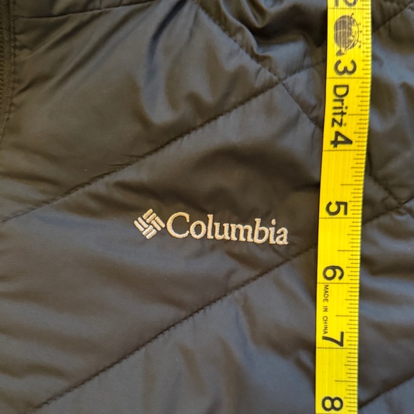 Columbia Black Quilted Hooded Coat Omni Heat Size XXL - Picture 2 of 8